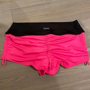 Pink Victoria’s Secret swim to gym boyshort